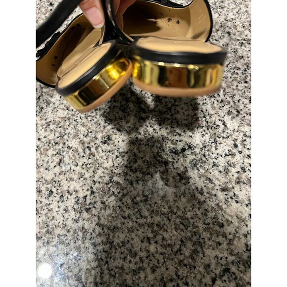 Talbots pok-a-dot sling backs - Picture 5 of 5